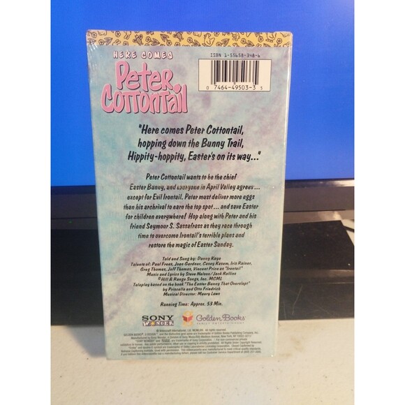Here Comes Peter Cottontail Rankin Bass Easter classic VHS video SEALED! - Picture 2 of 2